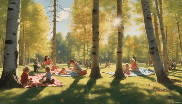 Le plaisir des familles au parc Bois des lutins à Diémoz