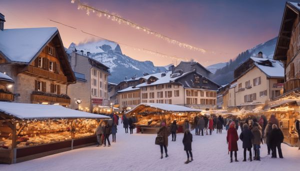 Savourez la magie des marchés de Noël en Haute-Savoie